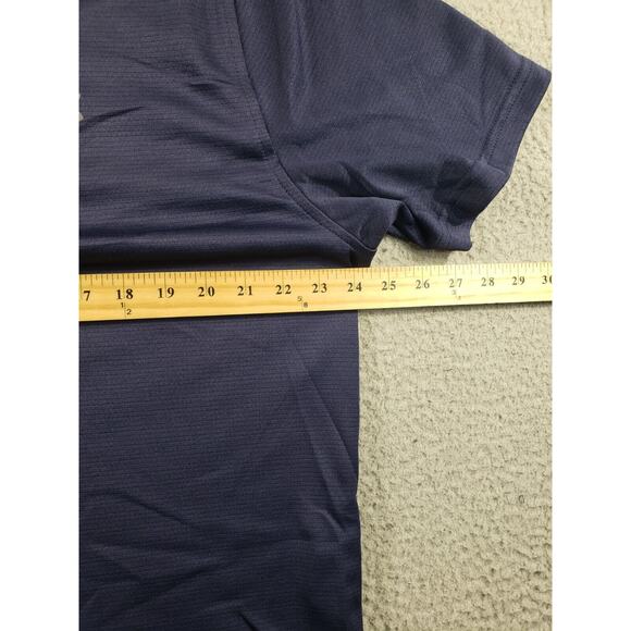 Under Armour Shirt Mens XL Extra Large Blue Polo Loose Golf Short Sleeve Stretch - Picture 5 of 10